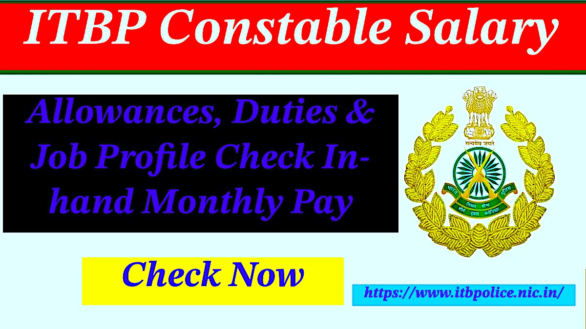 ITBP Constable Salary
